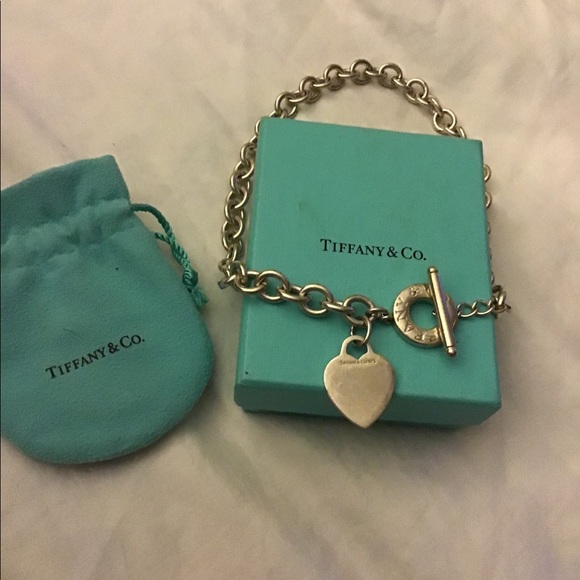 Tiffany & Co. Jewelry - Tiffany sterling silver heart necklace toggleclasp